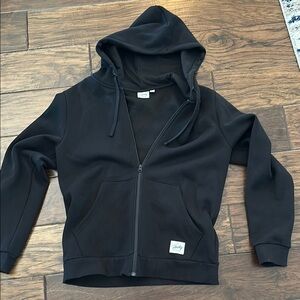 Black Zip-Up Hoodie